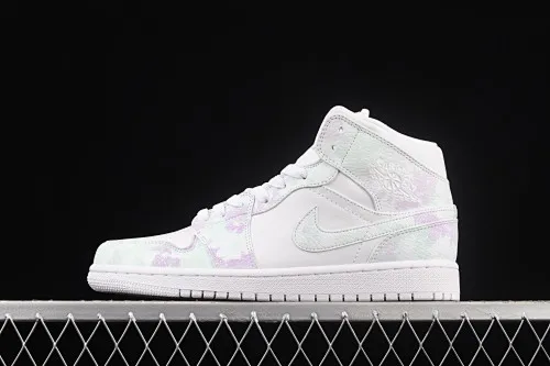 All Categories Air Jordan Jordan Series Basketball Shoes Air Jordan 1 Mid Air Jordan 1 Mid AJ1 Joe 1 Starry Sky Thermal Sensing China Basketball Shoes 554725-130
